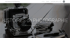 Desktop Screenshot of histoiresdephotographie.fr