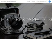 Tablet Screenshot of histoiresdephotographie.fr